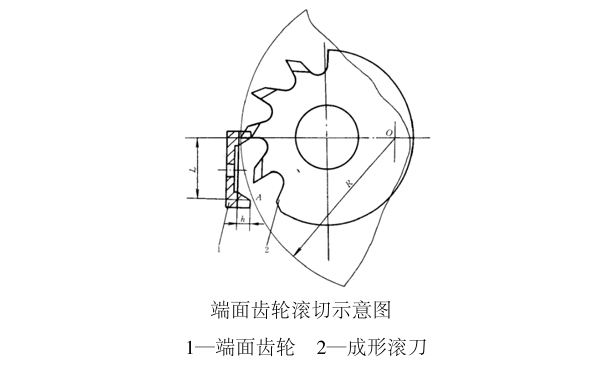 端面齿轮成形滚切加工说明（供参考了解）