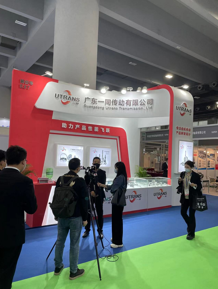 美彩国际传动接受广东电视台采访，2022广州国际工业自动化展会